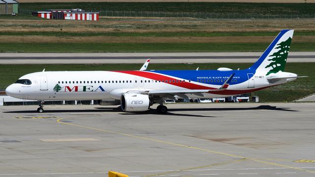 T7-ME7:Airbus A321:Middle East Airlines